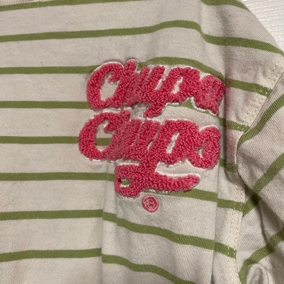 Zara X Chupa Chups Striped Top Size 7 Long Sleeve - Picture 2 of 5